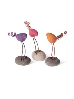 Birds On Stones Set -Garden Care Shop 8613371 3166