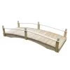 Acorn Garden Bridge Unfinished 4' X 10' -Garden Care Shop 8613403 02v acorn garden bridge unfinished 4 foot x 10 foot