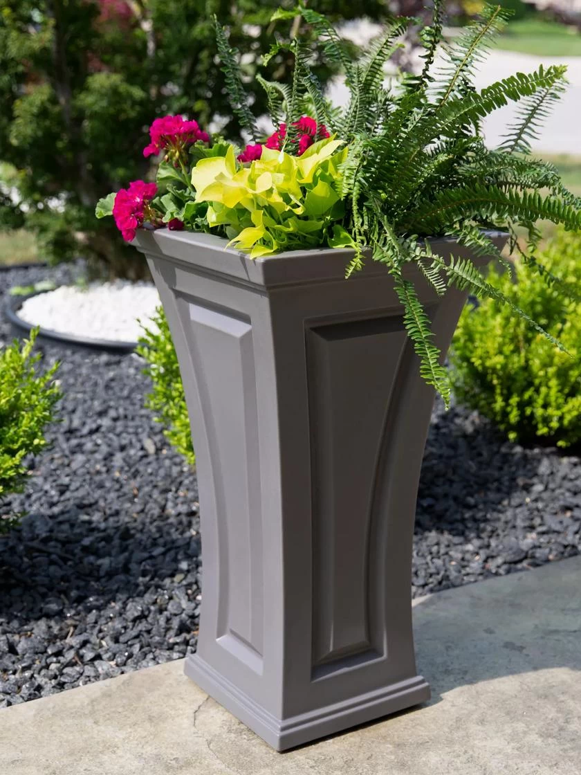 Cambridge Tall Planter, 28" Height 6 Cambridge Tall Planter, 28" Height - Image 4