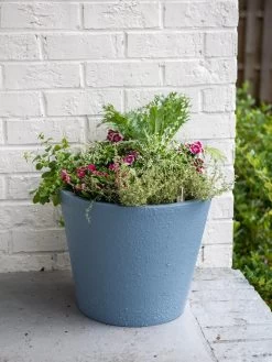 Self-Watering FiberStone Planters -Garden Care Shop 8613675 8661 self watering fiber clay pot 17 inches