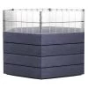 Modular Hexagon Raised Bed Kit With Translucent Panels, 21.5" -Garden Care Shop 8614245 01V 3 4 modular hexagon raised bed kit with translucent panels 21 inches 1