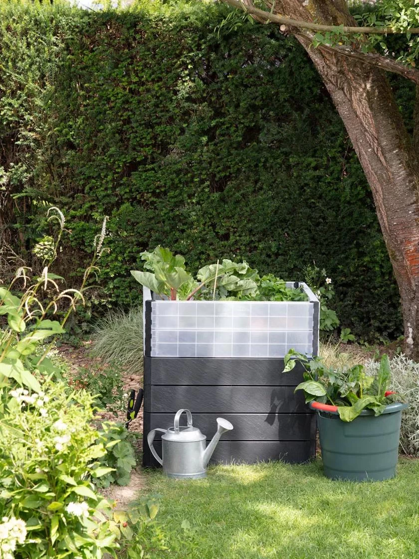 Modular Rectangular Raised Bed Kit With Translucent Panels 3 Modular Rectangular Raised Bed Kit With Translucent Panels